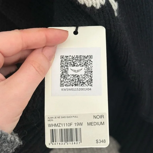 Zadig & Voltaire Alma Je Ne Sais Quoi Sweater size medium - Picture 4 of 4